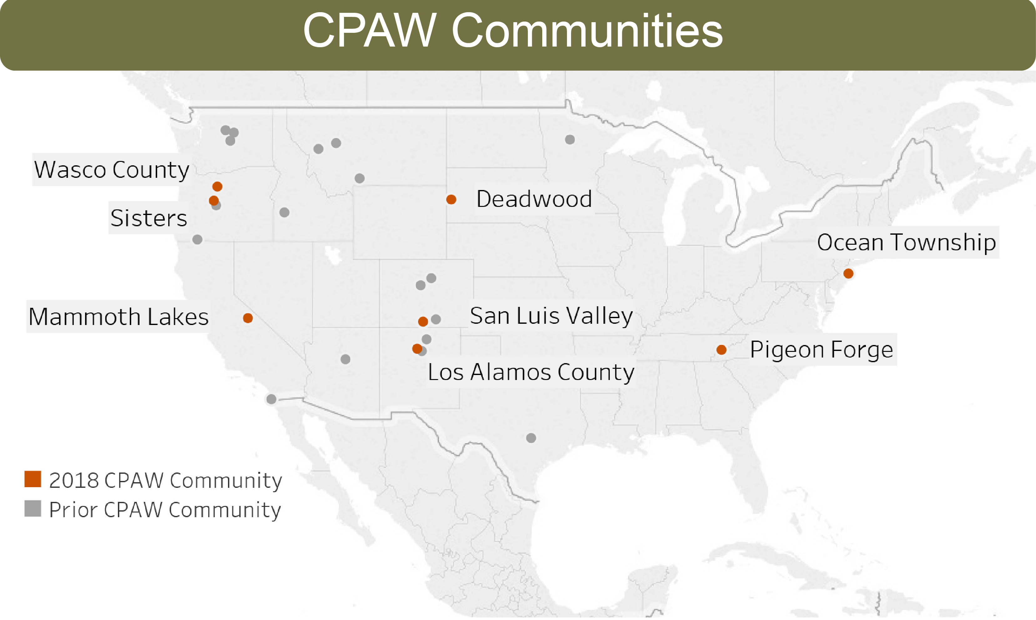 New CPAW Communities Announced